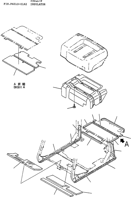 Лист 3FD-50-21330 KOMATSU