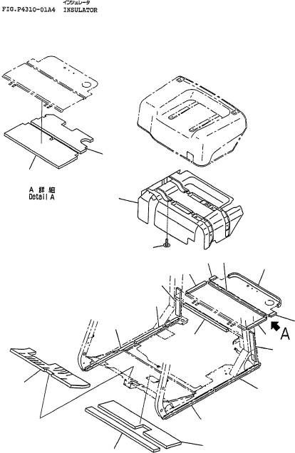 Лист 3FD-50-21530 KOMATSU