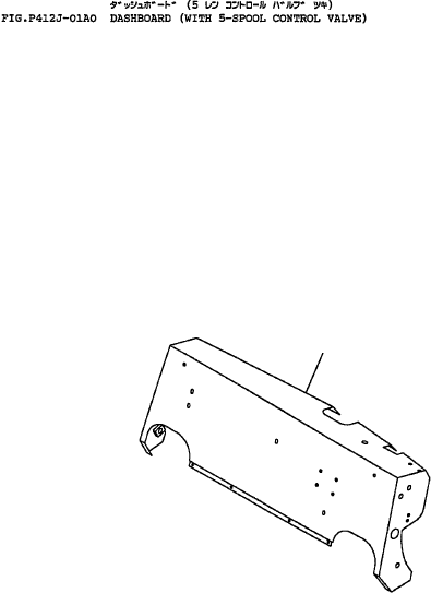 DASHBOARD 3FD-50-29110 KOMATSU