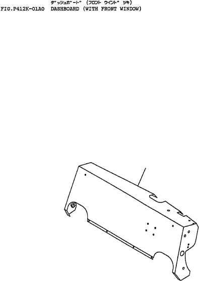 DASHBOARD 3FD-50-29210 KOMATSU