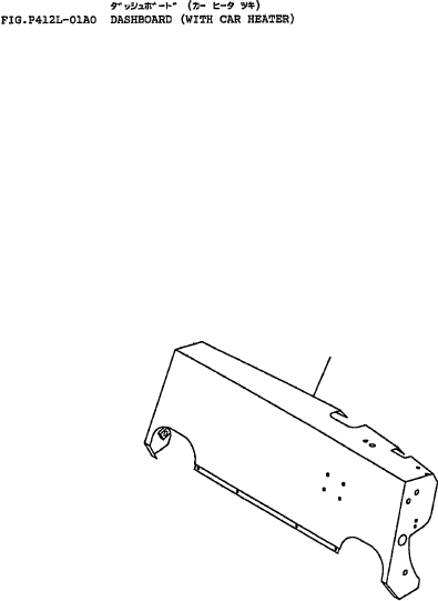 DASHBOARD 3FD-50-29410 KOMATSU