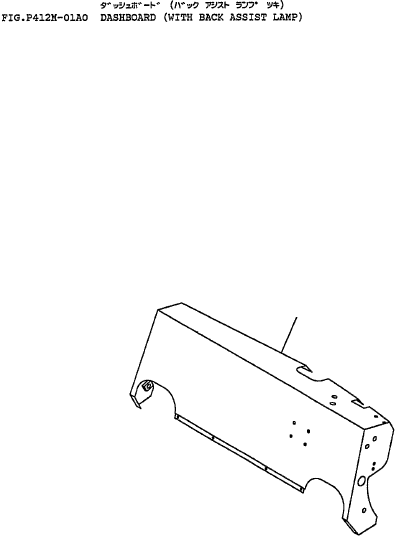 DASHBOARD 3FD-50-29510 KOMATSU