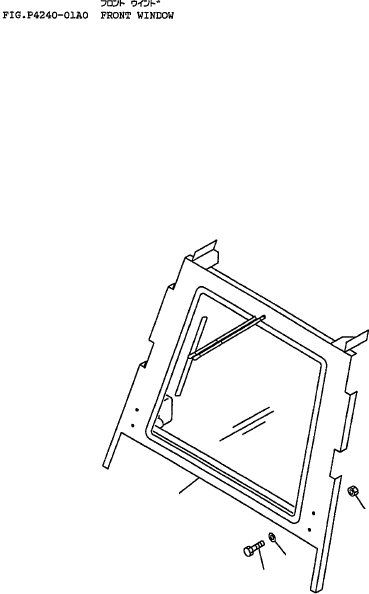 WINDOW (FD ALL) 37D-1SA-2010 KOMATSU
