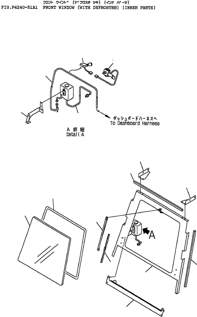 DEFROSTER 37D-1SA-2990 KOMATSU