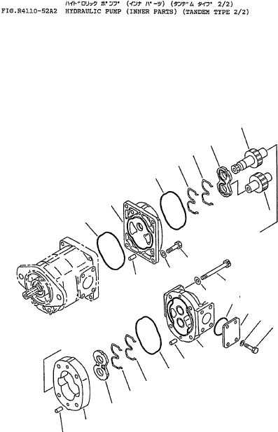 PUMP ASSY (LOAD CAPACITY 5-7 TON) 705-11-29530 KOMATSU