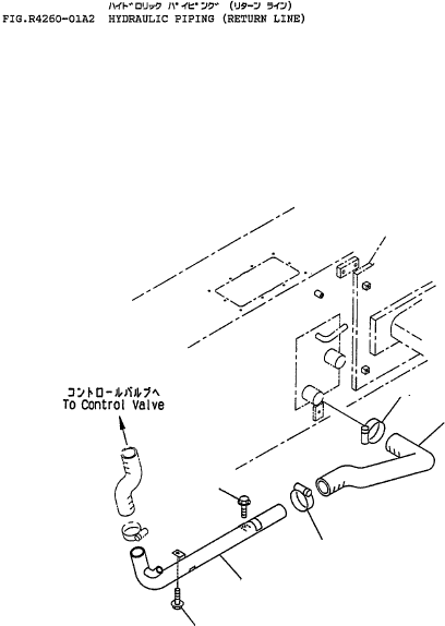 Шланг 3FD-66-21410 KOMATSU