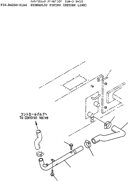 Шланг 3FD-66-21830 KOMATSU