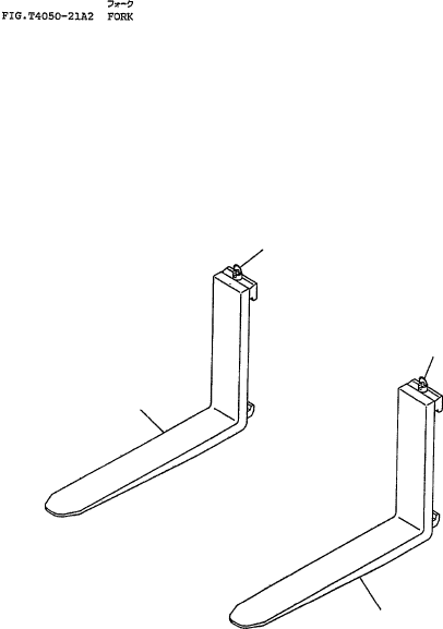 FORK ASSY (L=1520MM) 37D-7D1-0140 KOMATSU