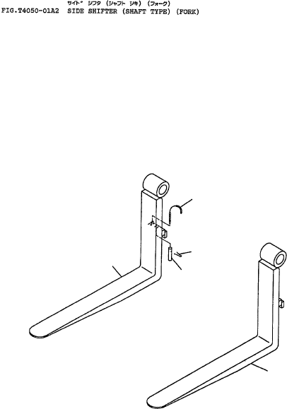 FORK ASSY (L=2420MM) 37D-ZF3-0160 KOMATSU