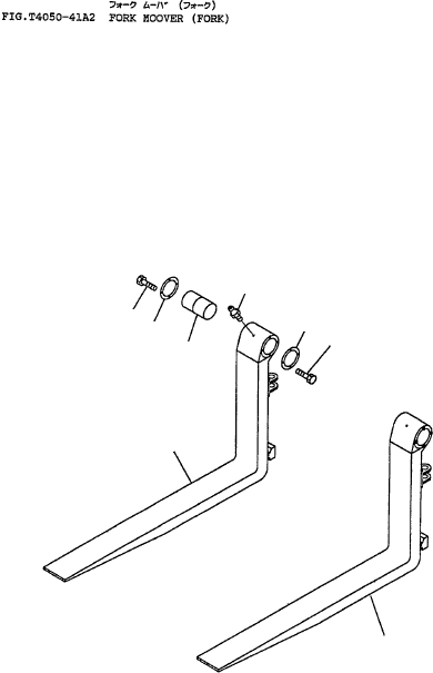 FORK ASSY (L=2420MM) 37D-ZA4-1160YS KOMATSU