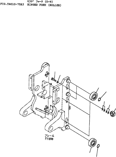 FORK ASSY (L=1070MM) 37D-ZAG-0010 KOMATSU