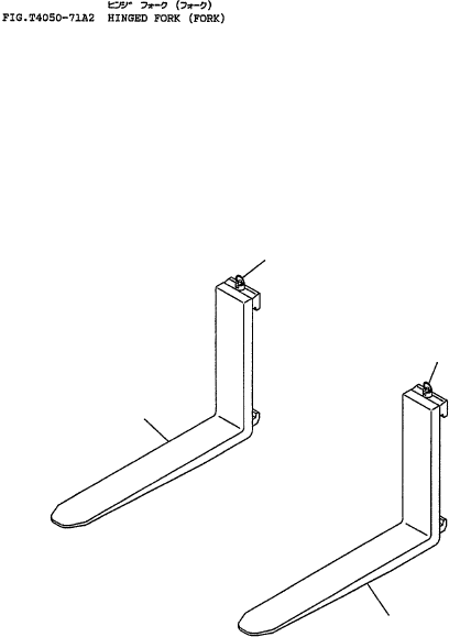 FORK ASSY (L=1220MM) 37D-ZAK-0010 KOMATSU