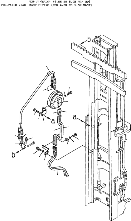 PIPE (4.0M MAST) 37D-ZJA-6010SA KOMATSU