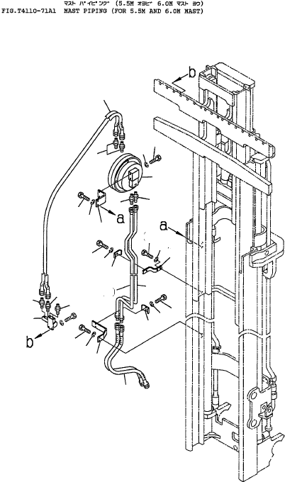 PIPE (6.0M MAST) 37D-ZJF-6040SA KOMATSU