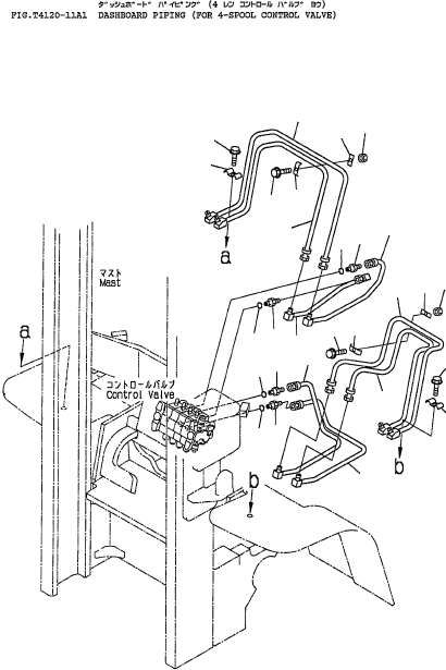 PIPE (8 TON) 3FD-68-24430YA KOMATSU