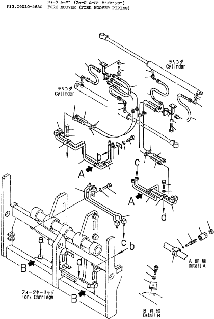 BLOCK, R.H. 45D-4FS-7470SA KOMATSU