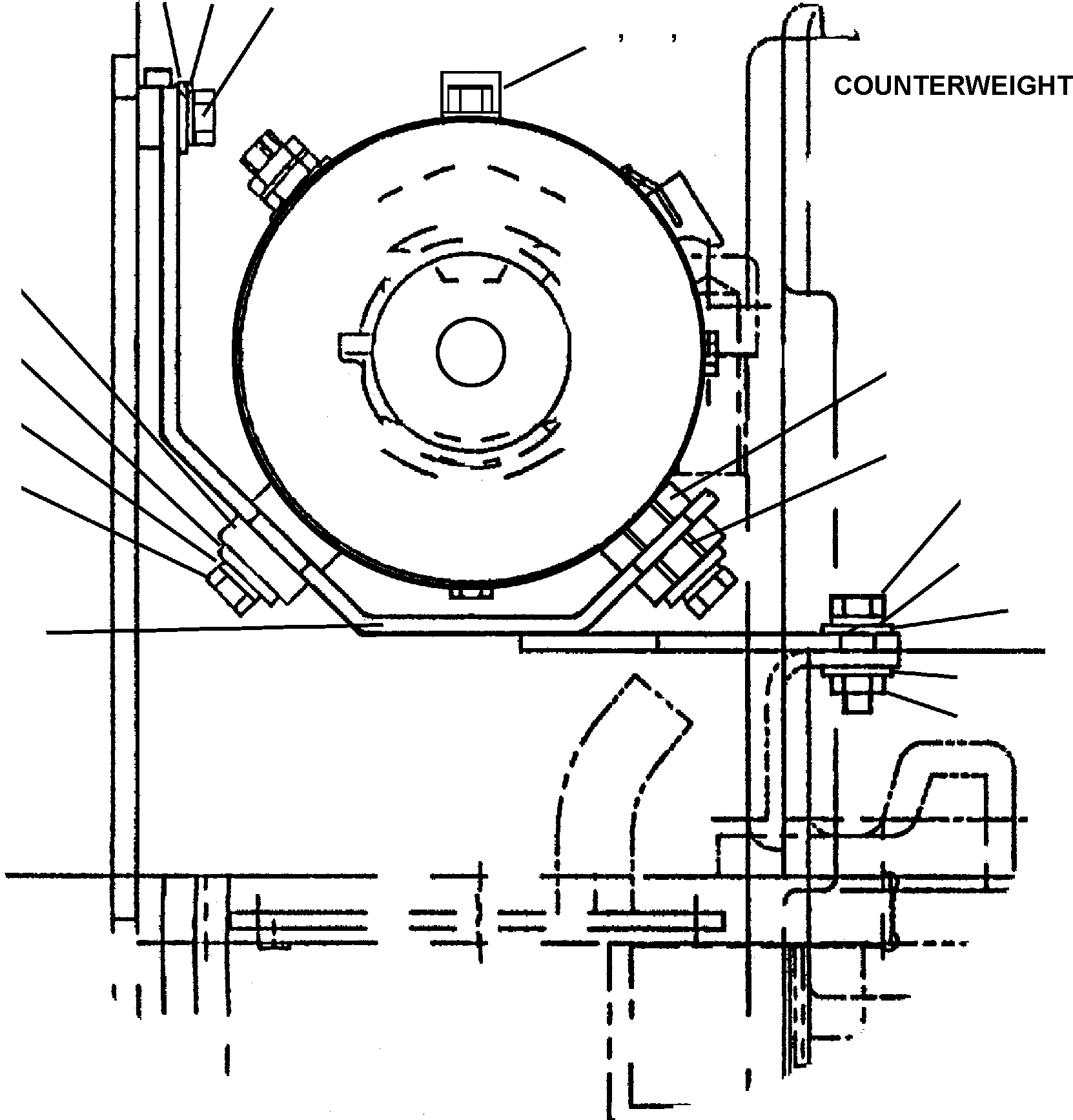 Кронштейн 3BA-18-32111 KOMATSU