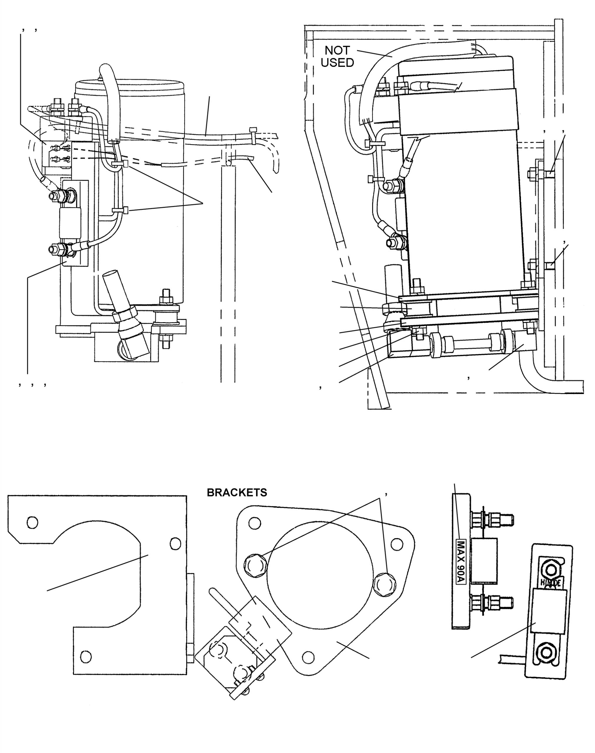 SPRING, POWER STEERING MOTOR BRUSH B-240501 KOMATSU