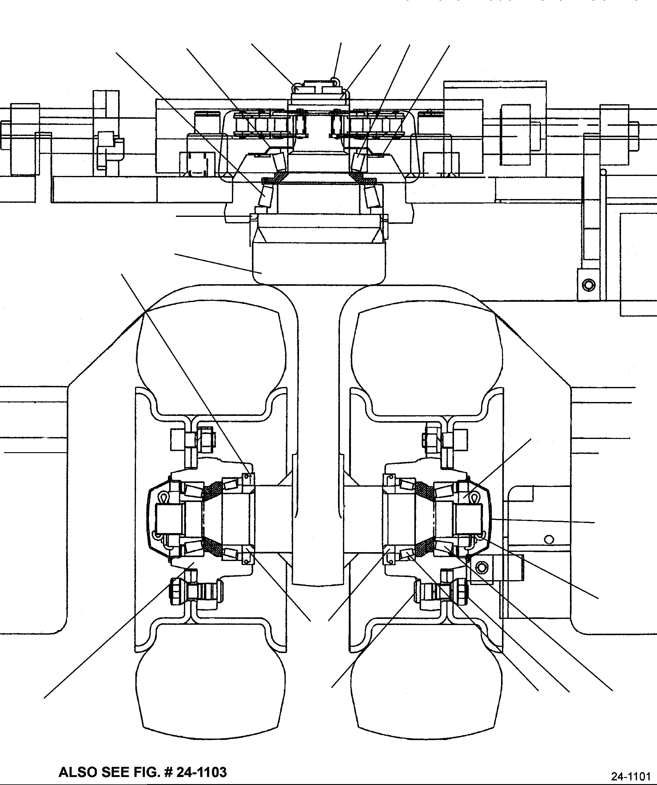 AXLE, REAR, STEERING 3BB-24-27112 KOMATSU