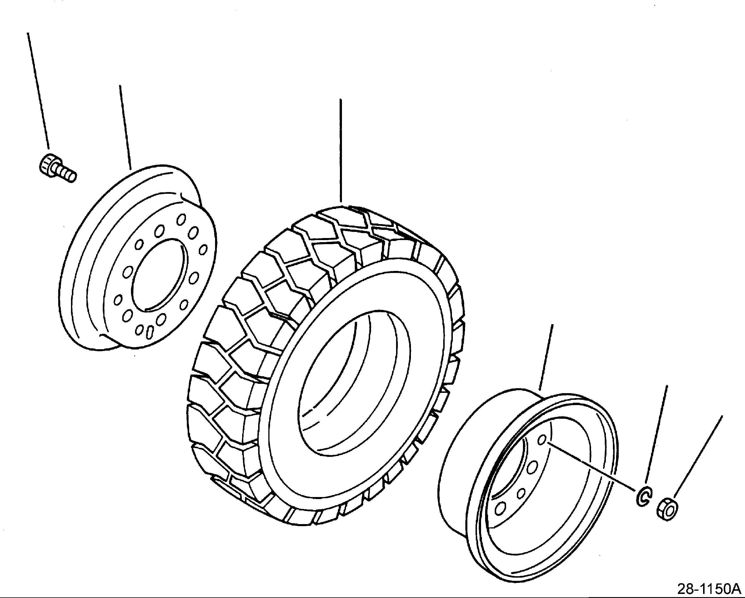 RIM, REAR, 2-PIECE (BMX) 3BA-27-32620 KOMATSU