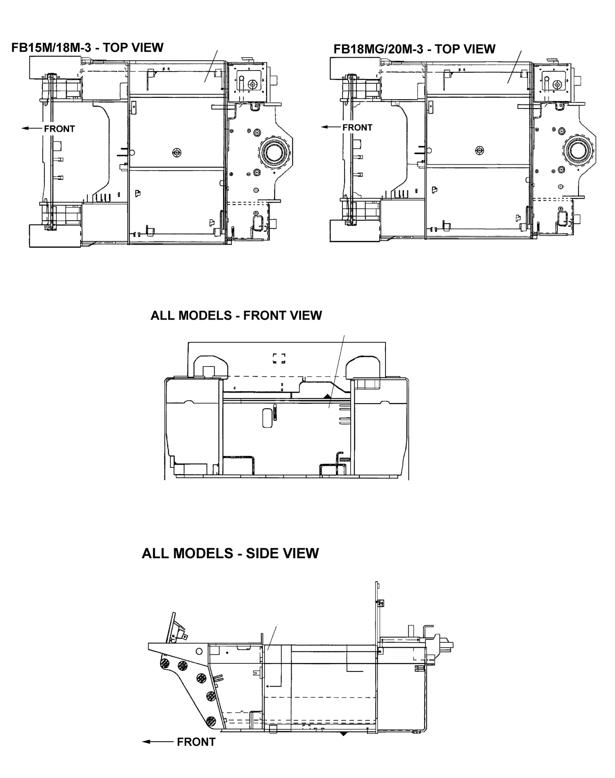 FRAME (FB18MG/20M) 3BB-41-29710 KOMATSU