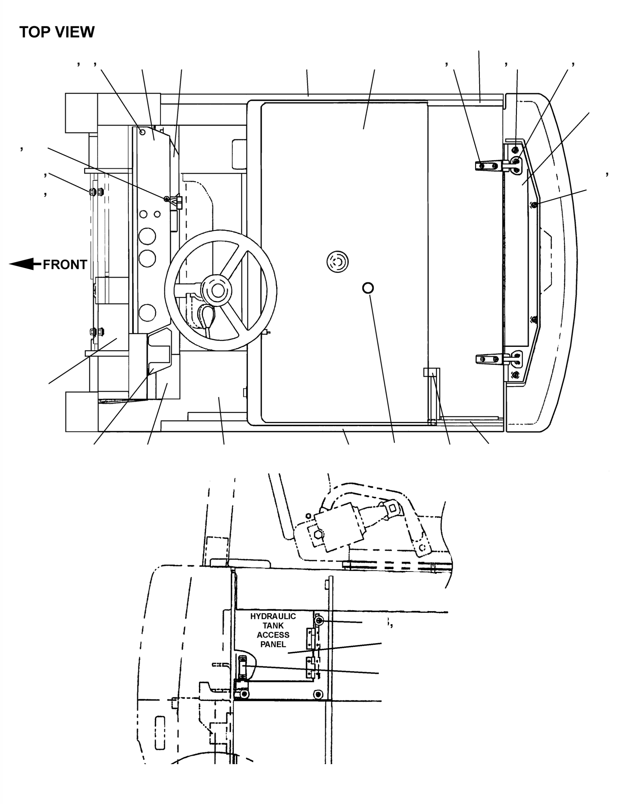 FLOOR MAT, RUBBER 3BB-50-A6360 KOMATSU