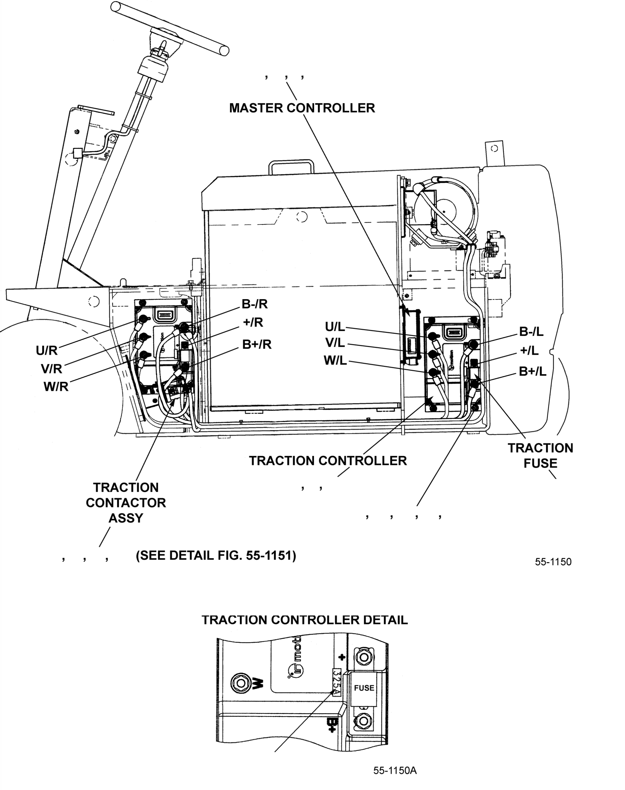 TRACTION CONTACTOR 3BA-55-34603 KOMATSU