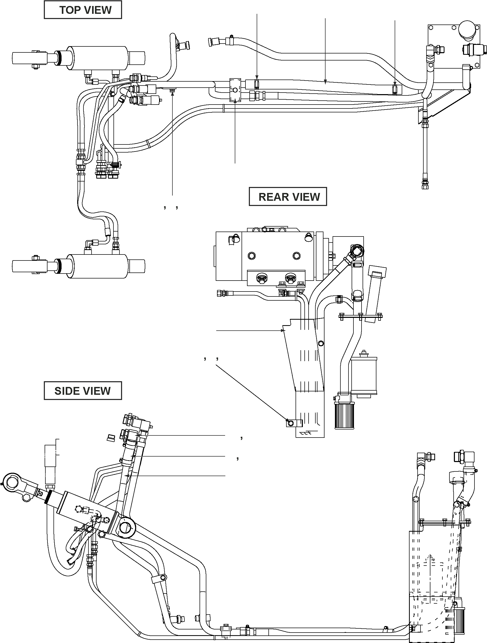 Труба 3BA-66-33731 KOMATSU