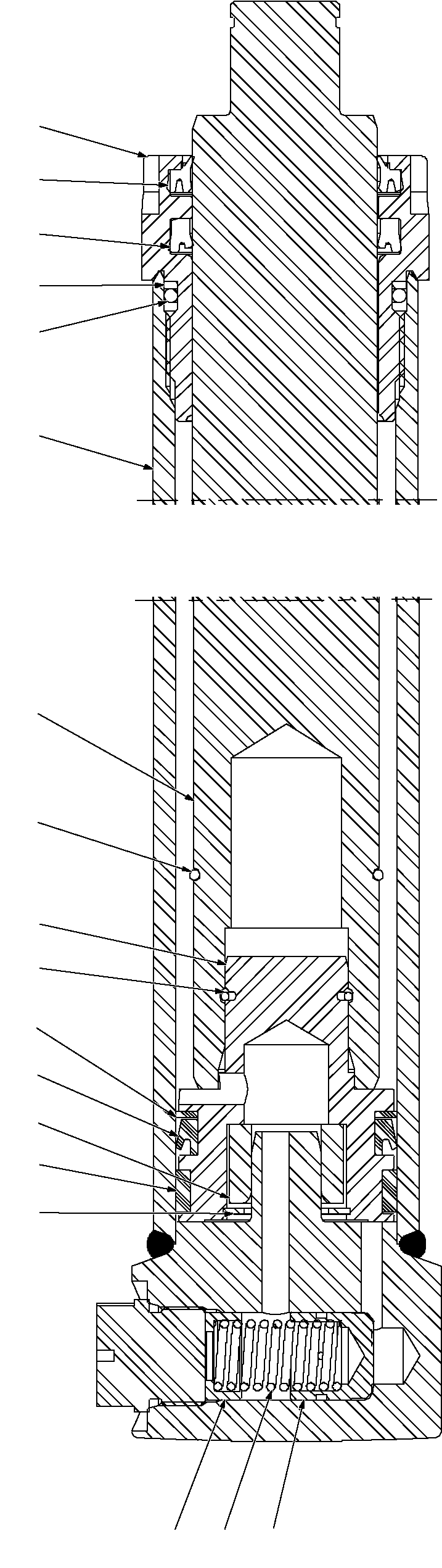 CYLINDER, MAIN LIFT (OCL 89) CC1006995 KOMATSU