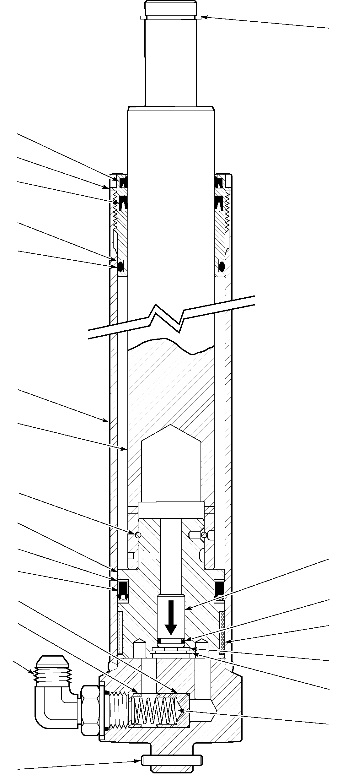 CYLINDER (OCL 97) (RCYL 84) CC222792 KOMATSU