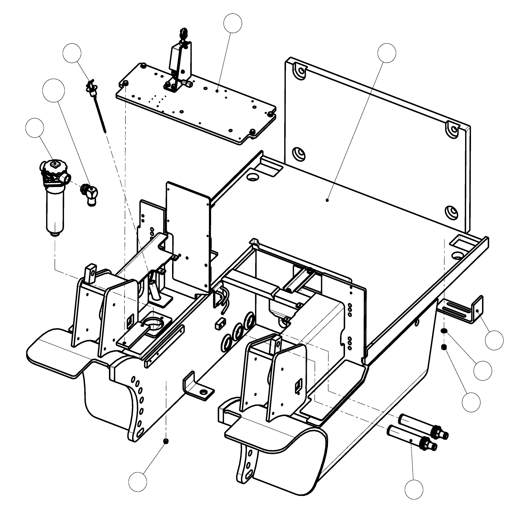 ASSEMBLY, FRAME, WELDED D00744 KOMATSU