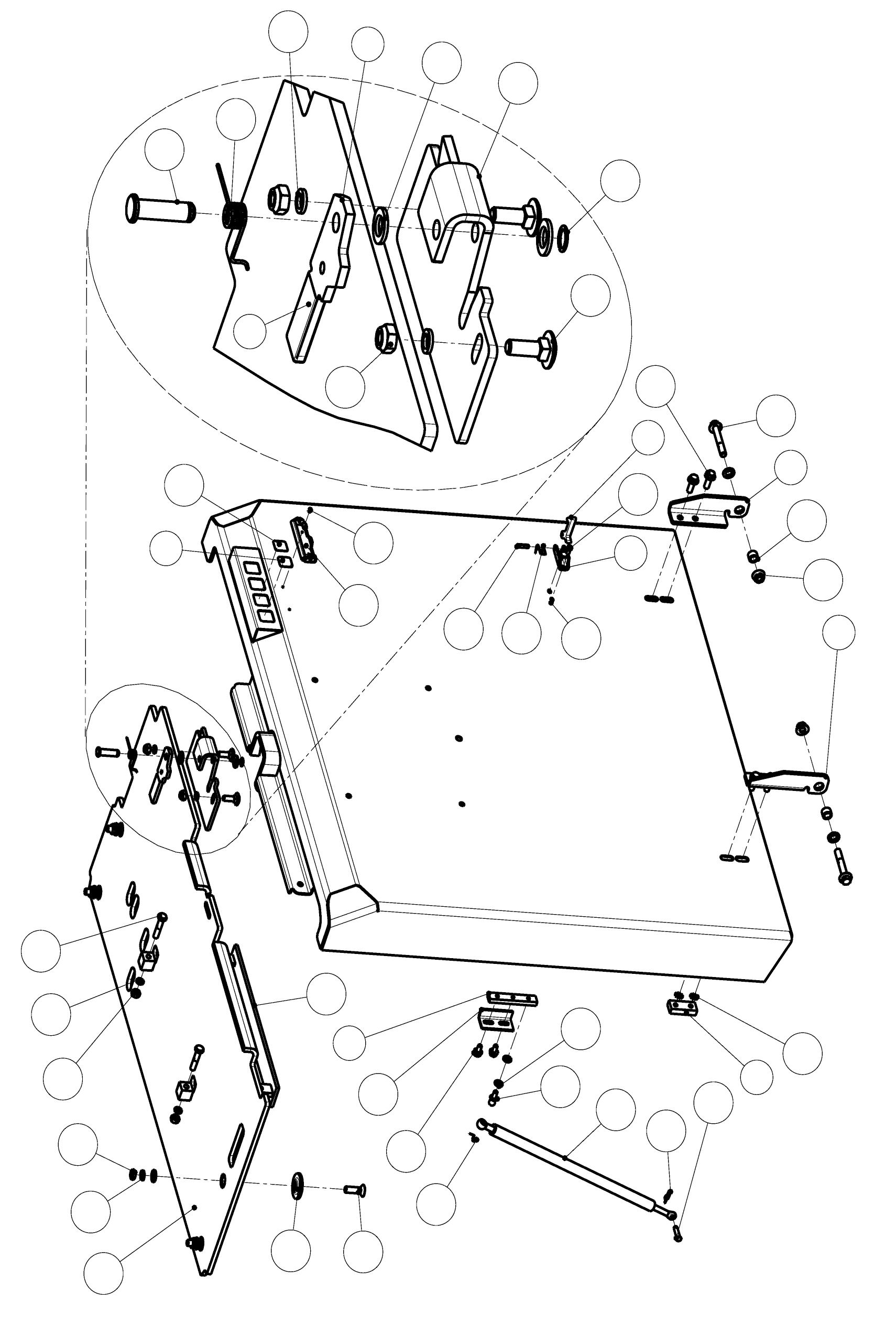 HOOD LATCH ADJUSTMENT PLATE A06009 KOMATSU