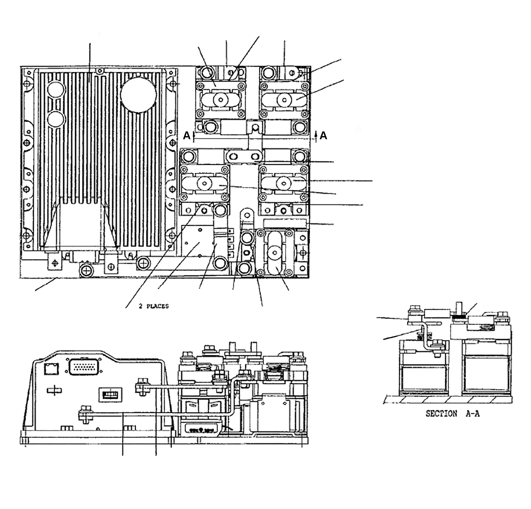 BLOCK, FUSE (L, P1, P2) M10399 KOMATSU