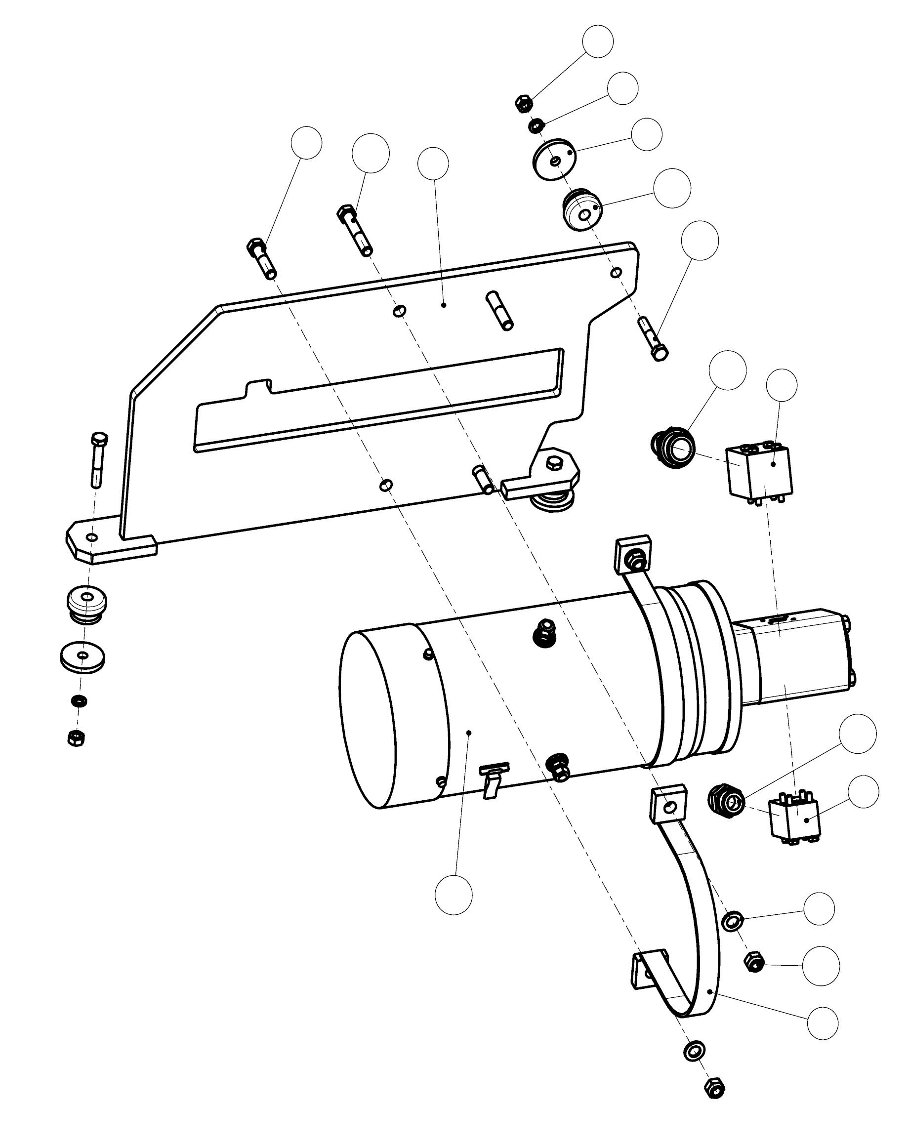 WASHER, MOTOR MOUNT A06160 KOMATSU