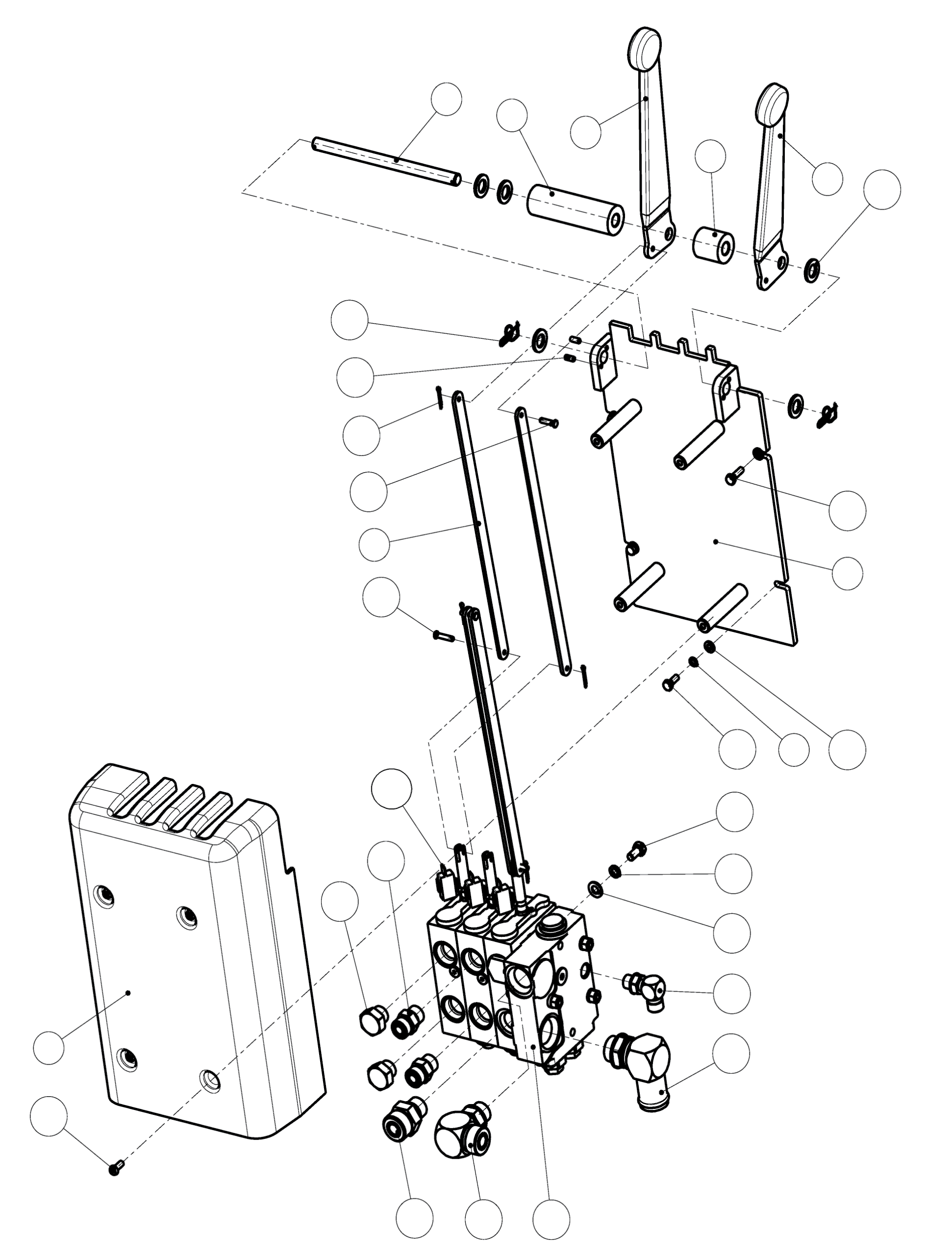 PIN, LEVER A04501 KOMATSU