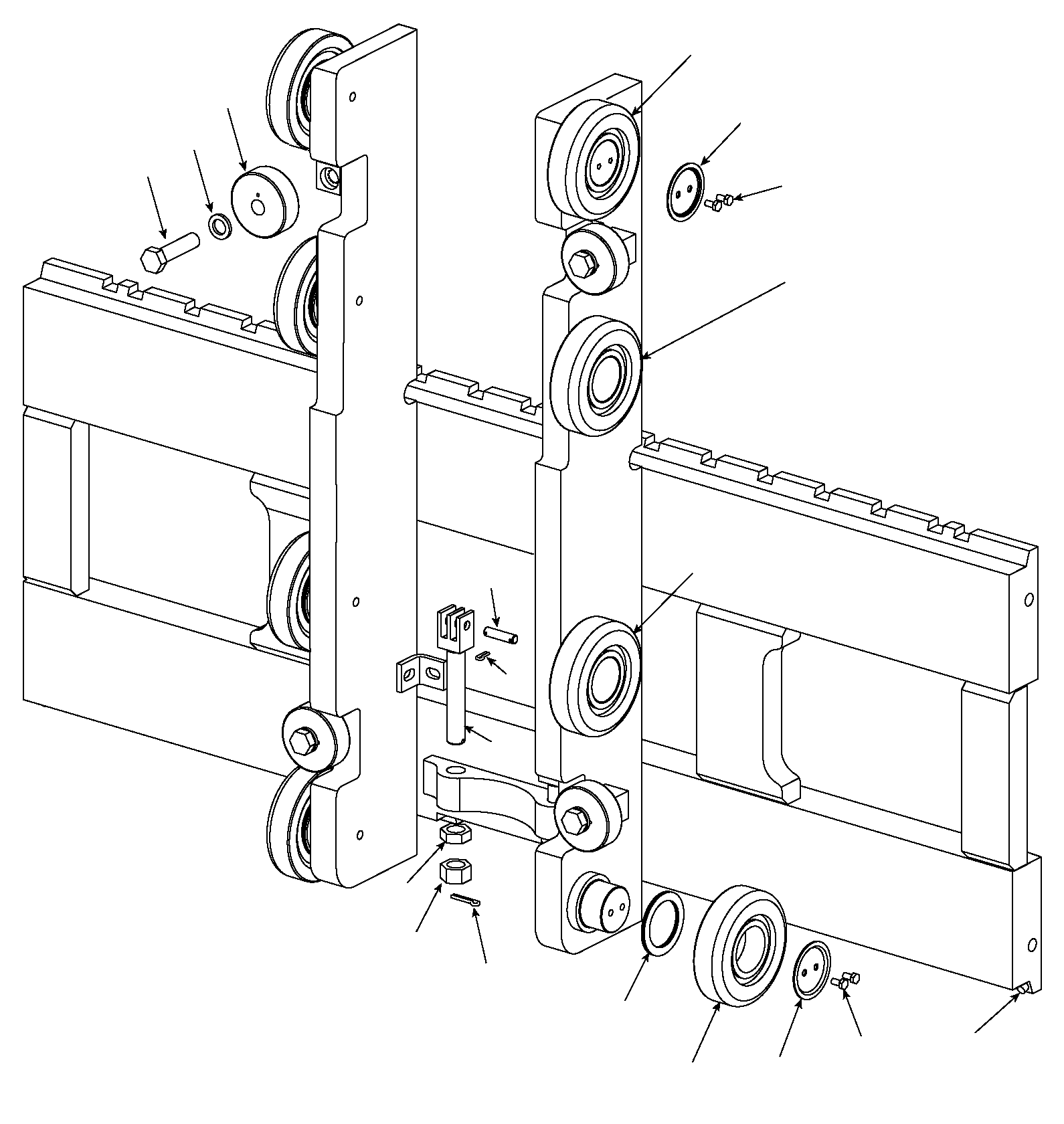 CARRIAGE, 72 IN. (PNEUMATIC MODELS) CC238358 KOMATSU