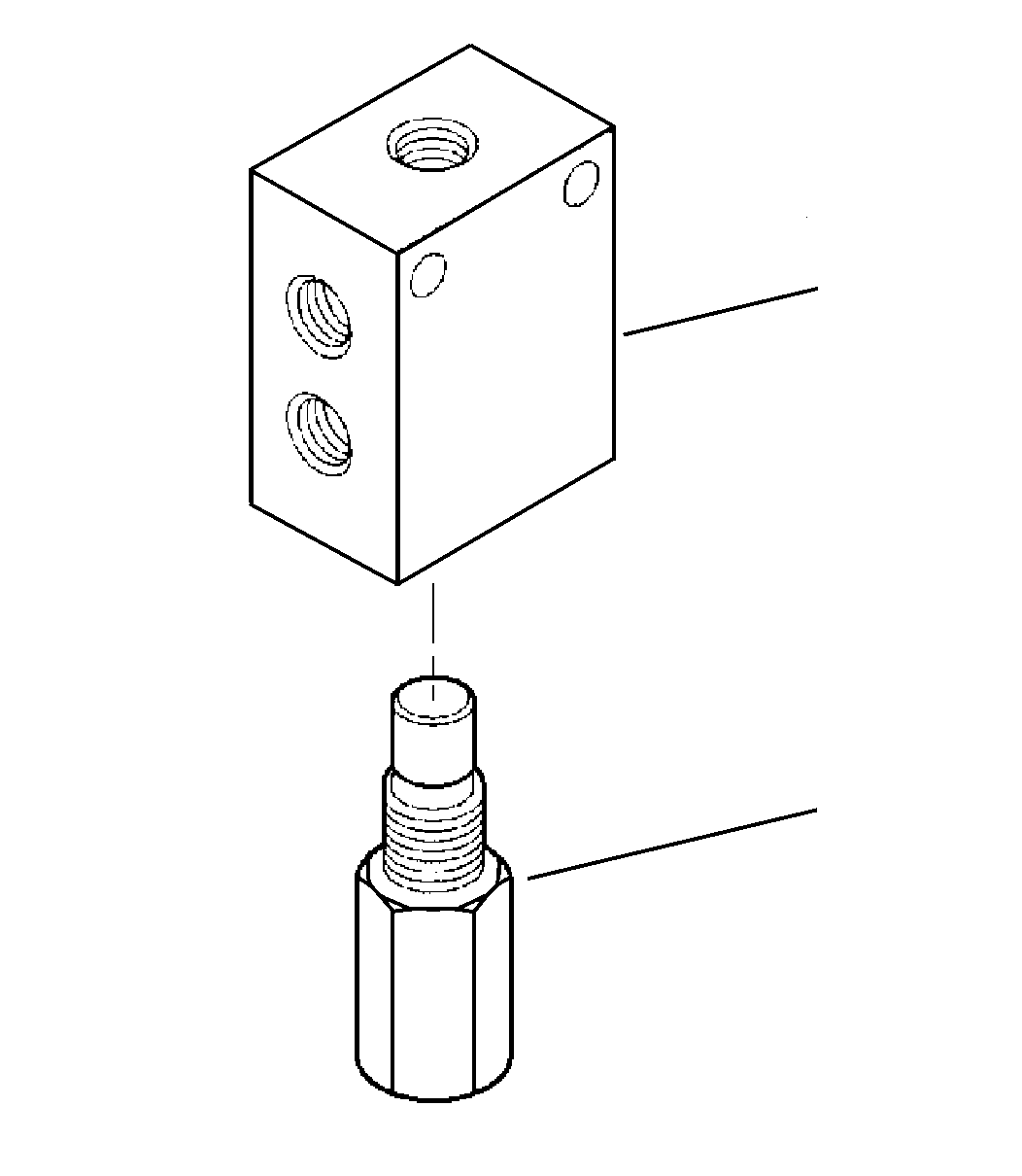 LOWERING CONTROL VALVE, 31 GPM CC228237 KOMATSU