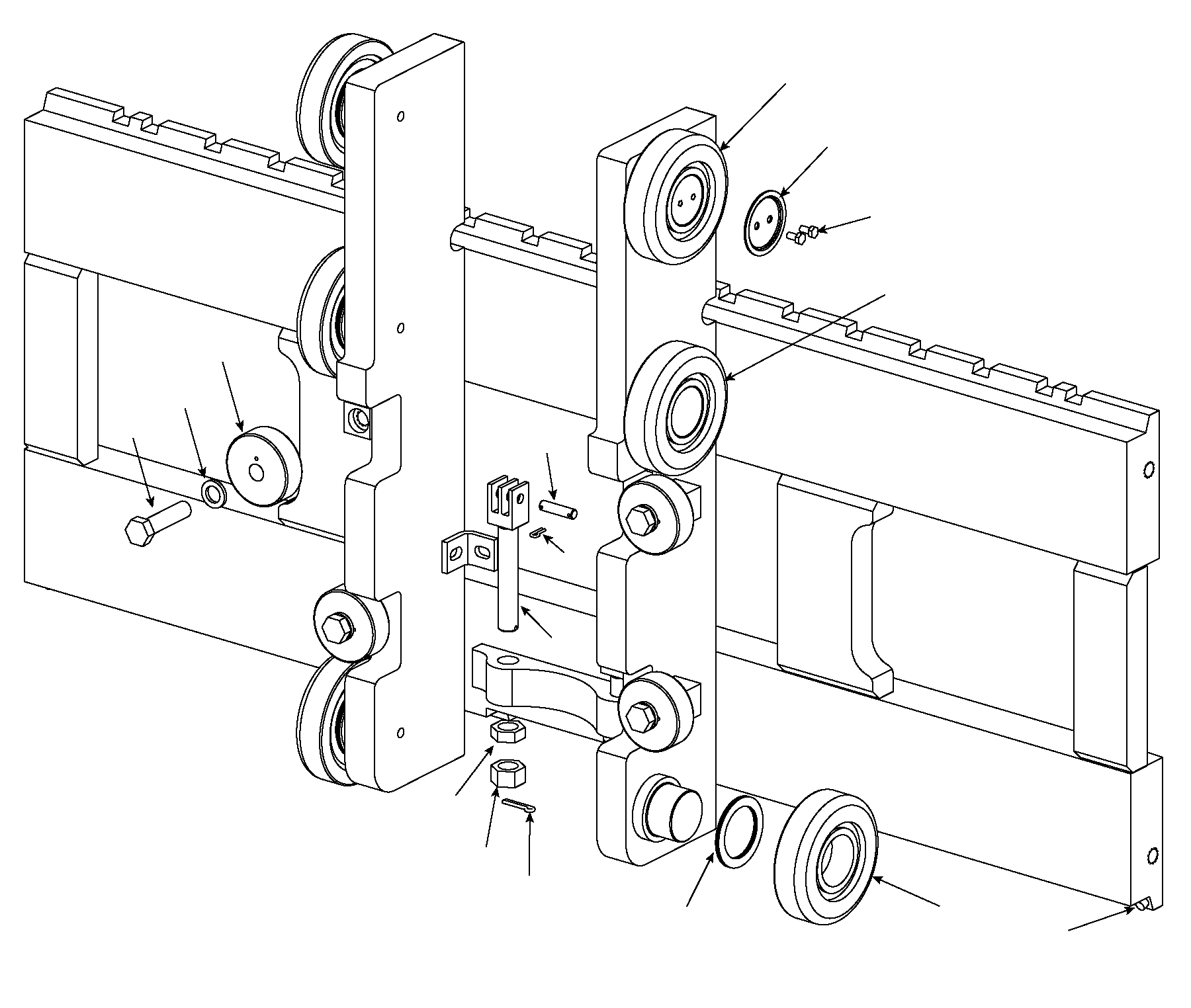 CARRIAGE, 47 IN. (PNEUMATIC MODELS) CC230930 KOMATSU