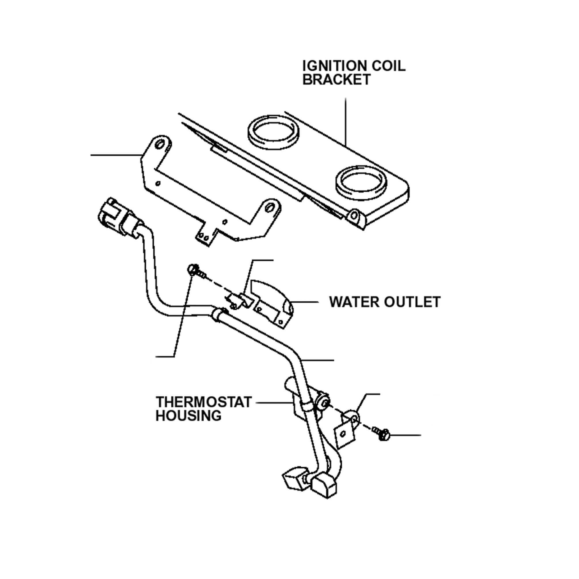 BRACKET, SPI (SPARK IGNITER) HARNESS 24136-FU460 KOMATSU