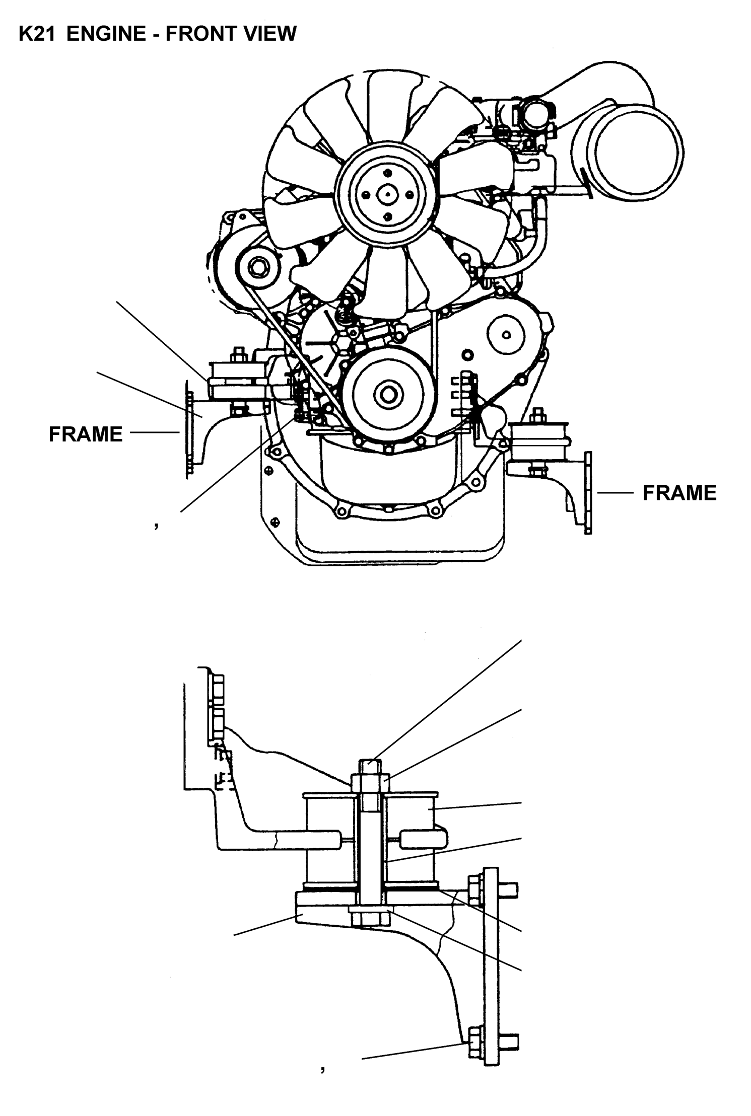 BRACKET, RIGHT (CLUTCH SPEC) 3EA-01035220 KOMATSU