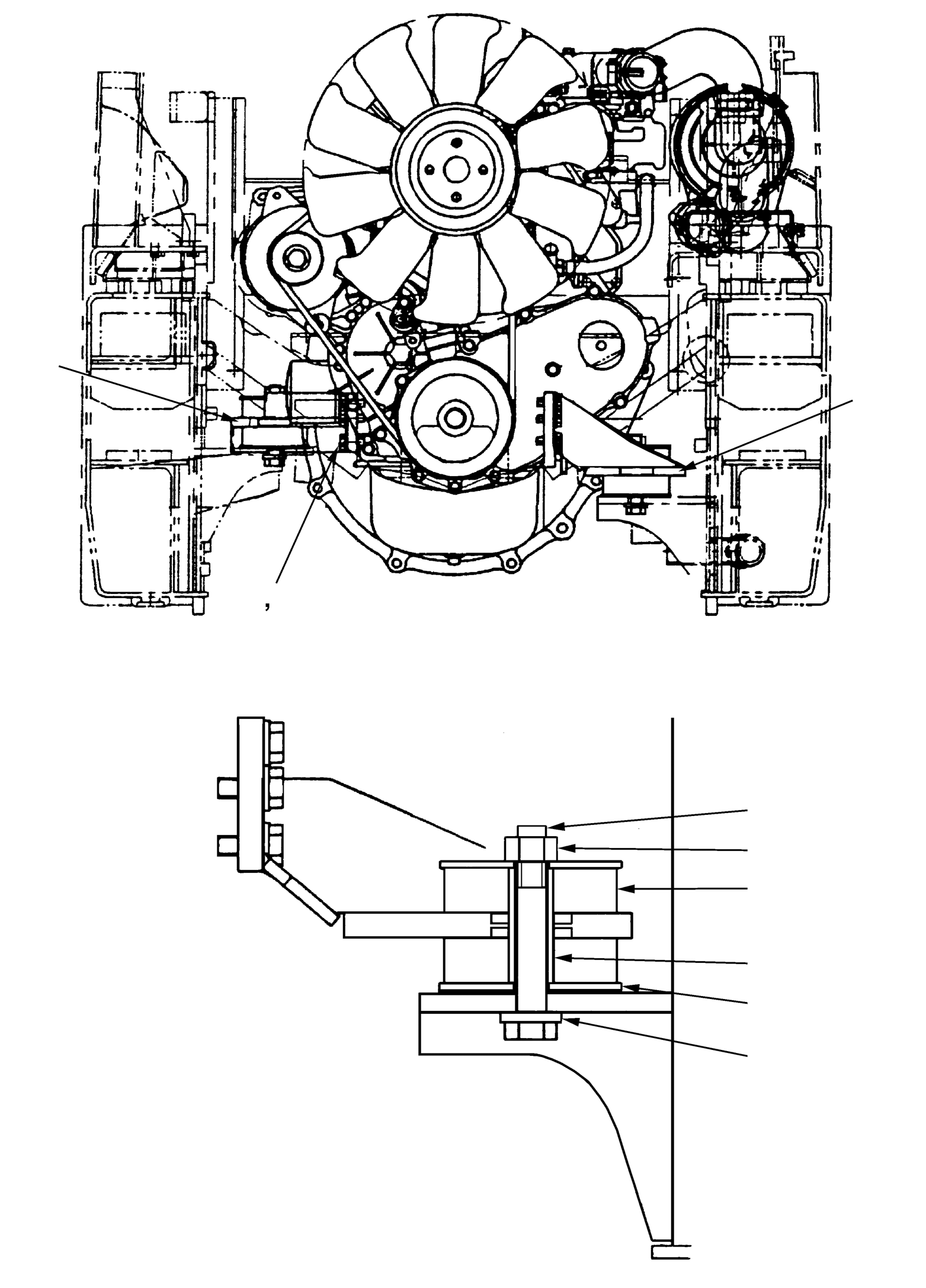 BRACKET, RH 3EA-01-A5521SA KOMATSU