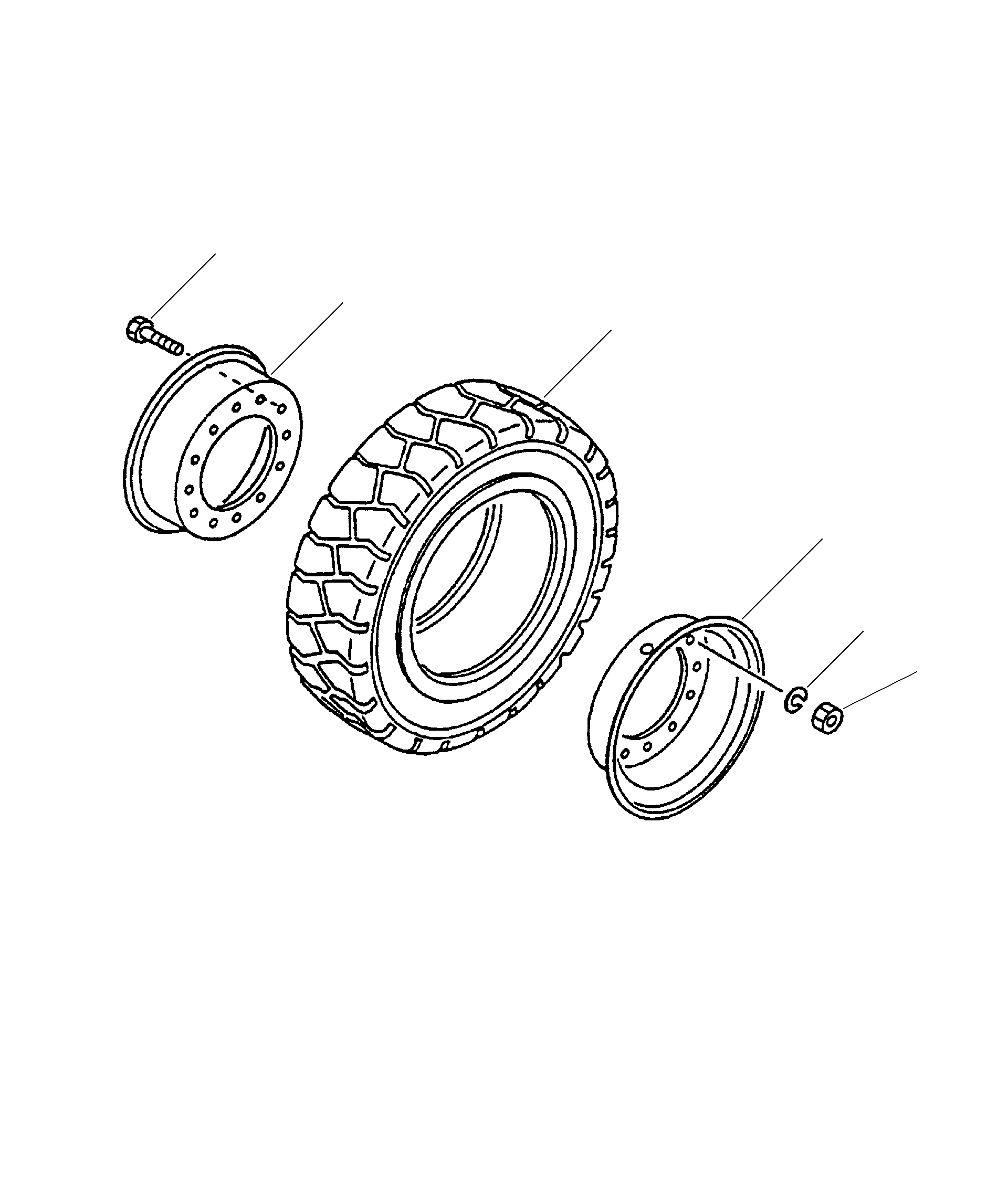 TIRE, 6.50-10-10PR(I), STD MIT393300SD KOMATSU