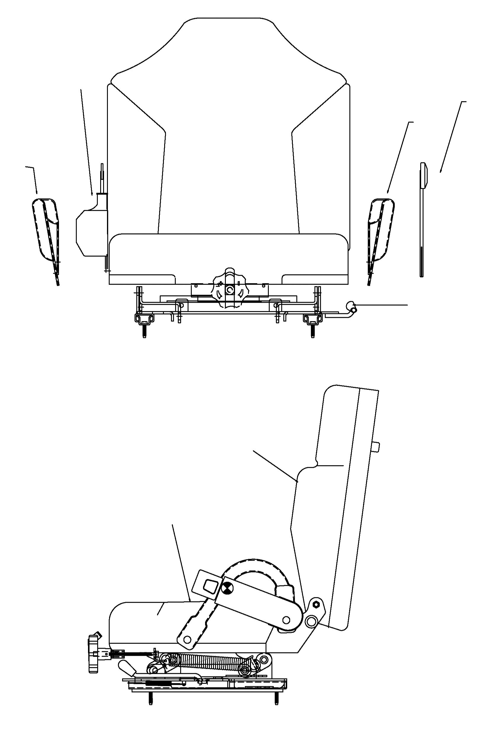 HIP RESTRAINT, LH MM9010L KOMATSU