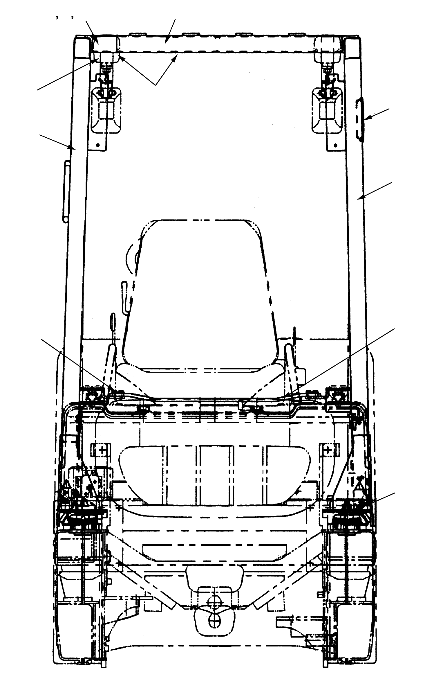 STAY, RH 3EA-51-A6240 KOMATSU