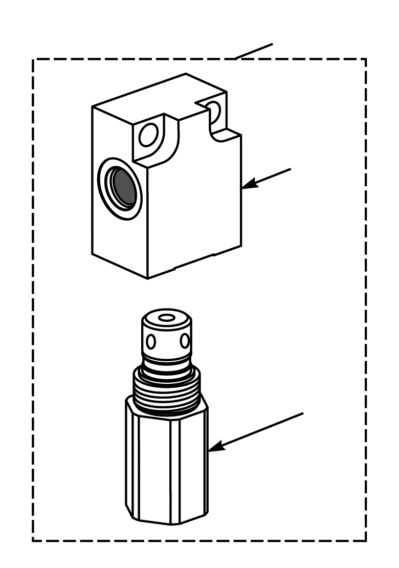 CONTROL VALVE, 2600 PSI, 12 GPM CC214795 KOMATSU