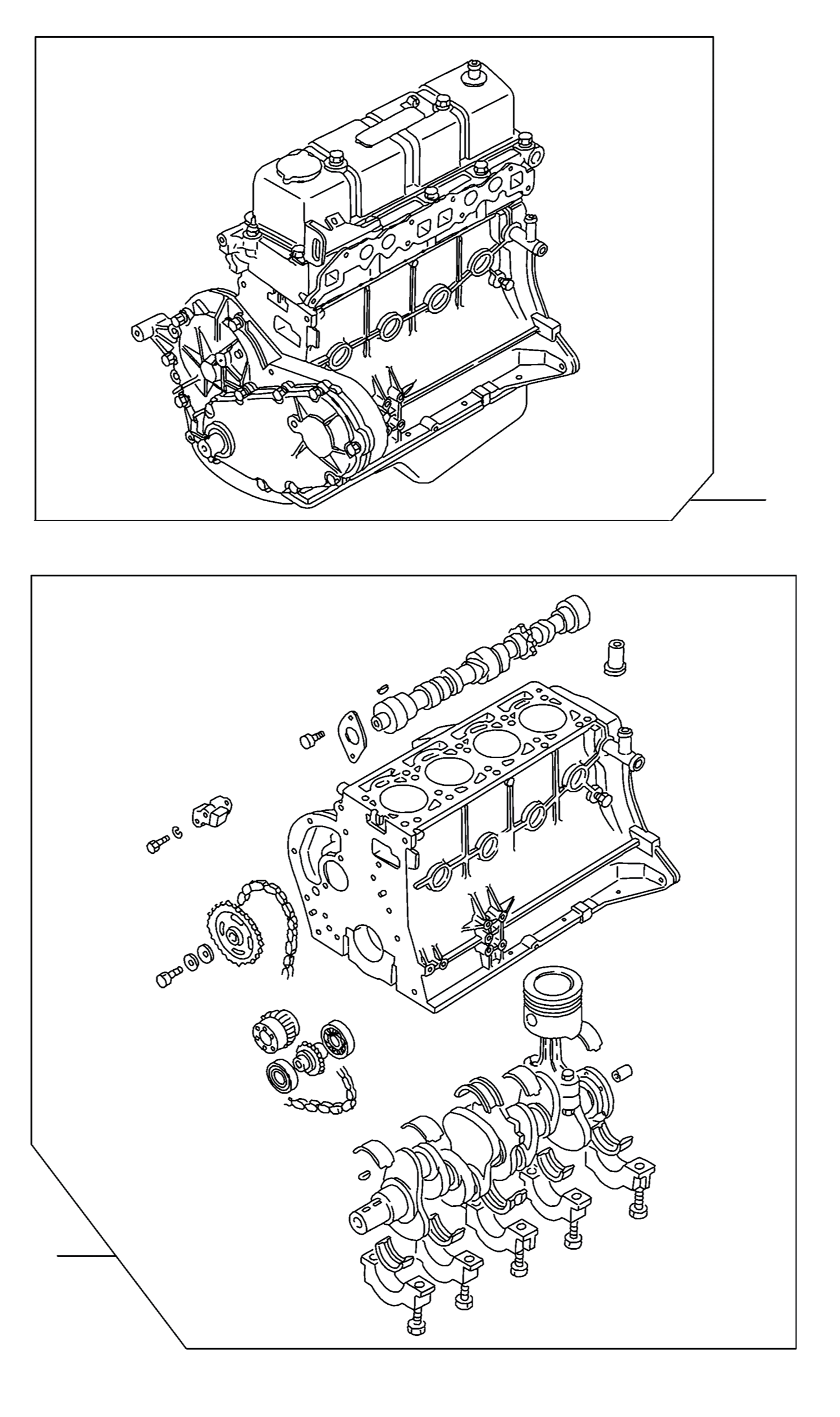 ENGINE, BARE, K25, LPG/LS 10102-FU561 KOMATSU