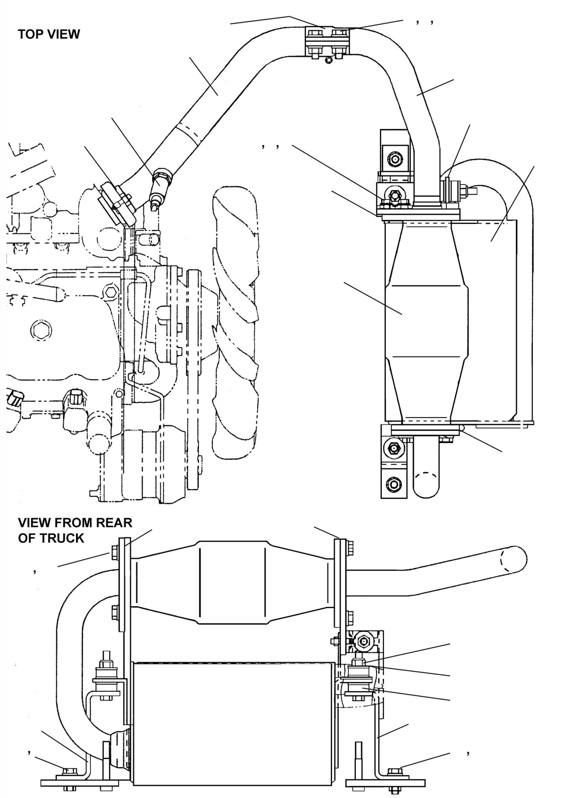 Глушитель 3EB-03-A6760 KOMATSU