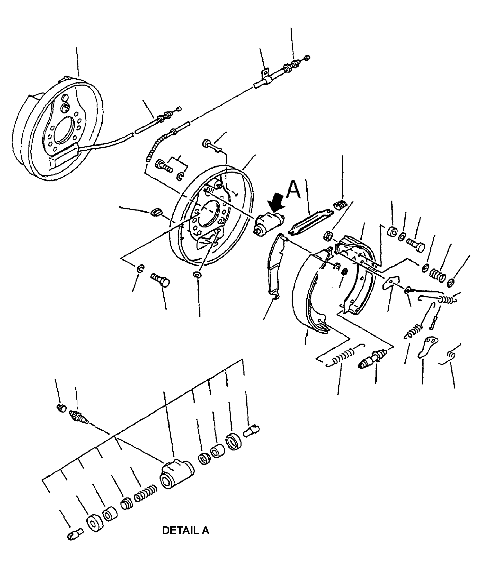 BRAKE SHOE KIT (2-PIECE), L.H. 3EB-30-31580 KOMATSU