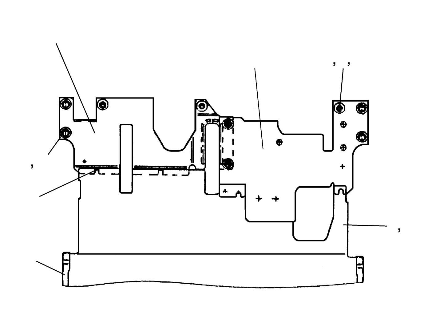 FLOOR PLATE, L.H. 3EB-50-33111UA KOMATSU