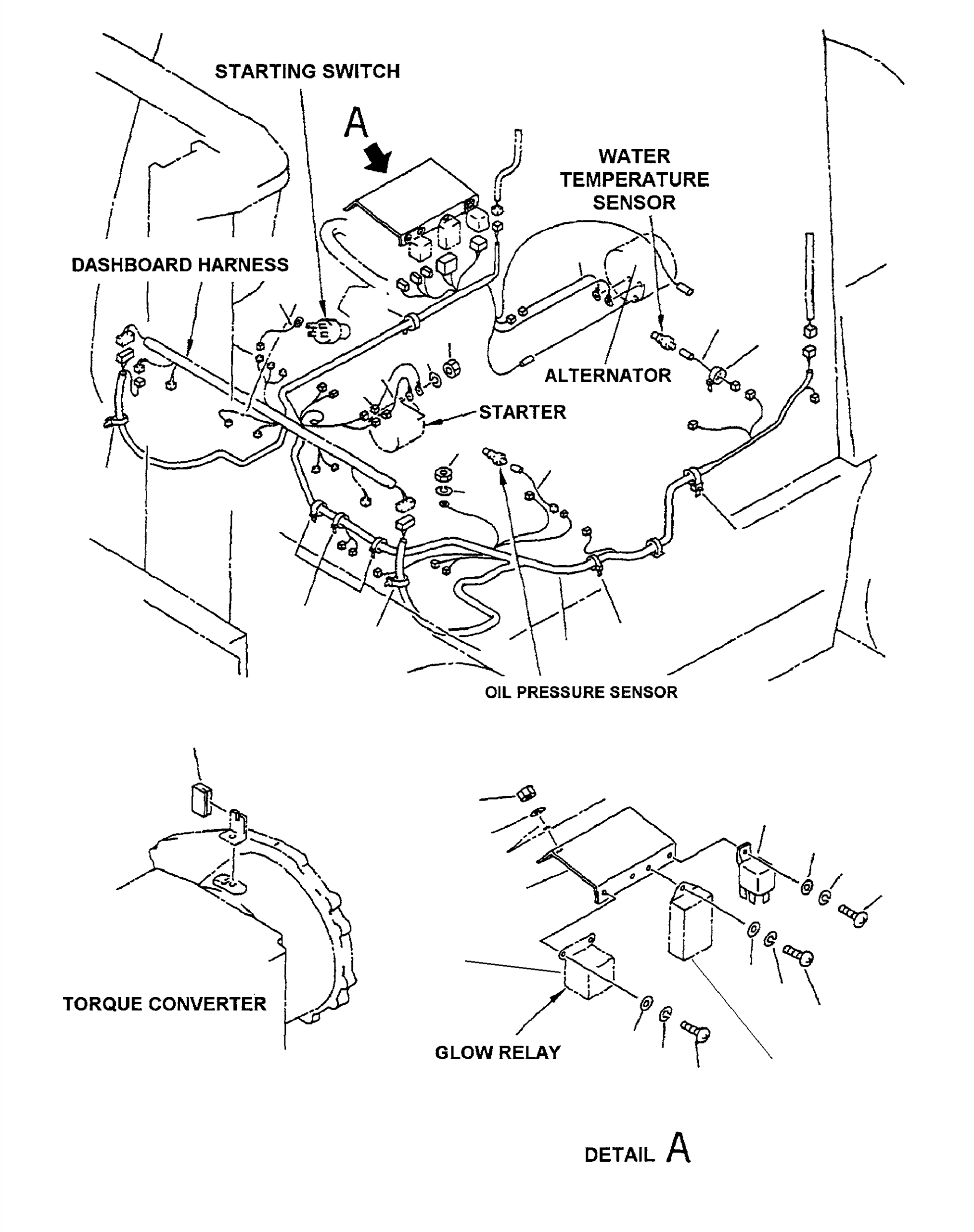 ENGINE HARNESS (DS) (CSD) 3EB-56-A5223 KOMATSU